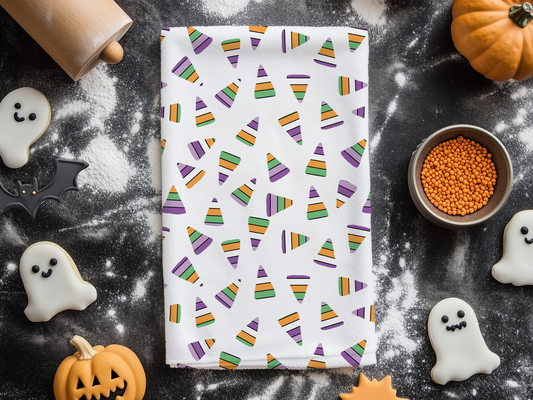 Candy Corn | Double-Sided Hand Towel