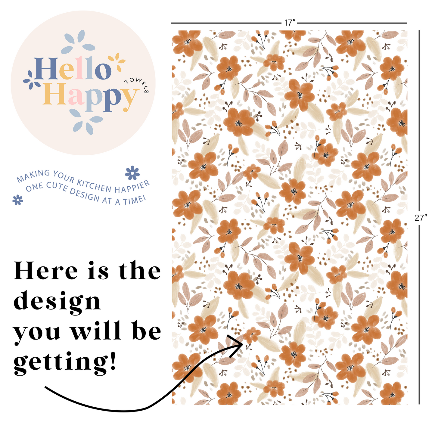 Autumn | Double-Sided Hand Towel