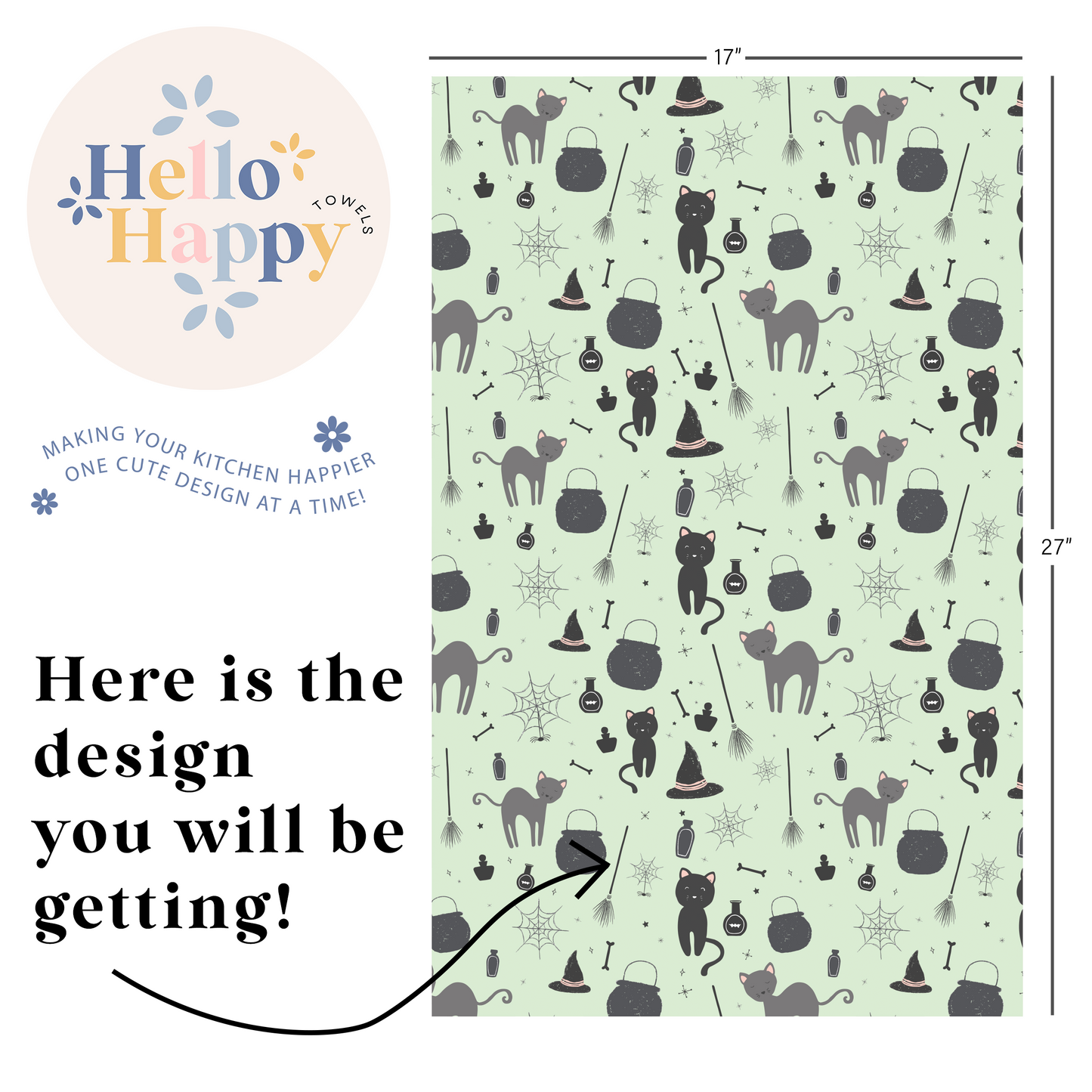 Spooky Mashup | Double-Sided Hand Towel