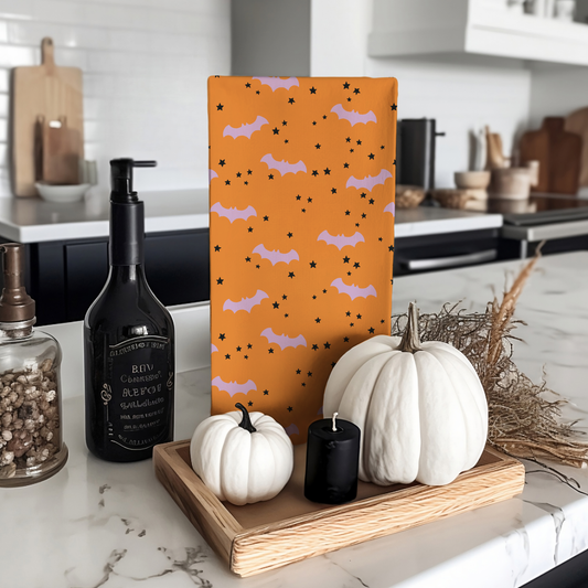 Twinkle Bats | Double-Sided Hand Towel