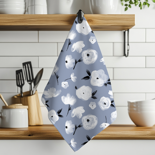 Brushed Florals | Double-Sided Hand Towel
