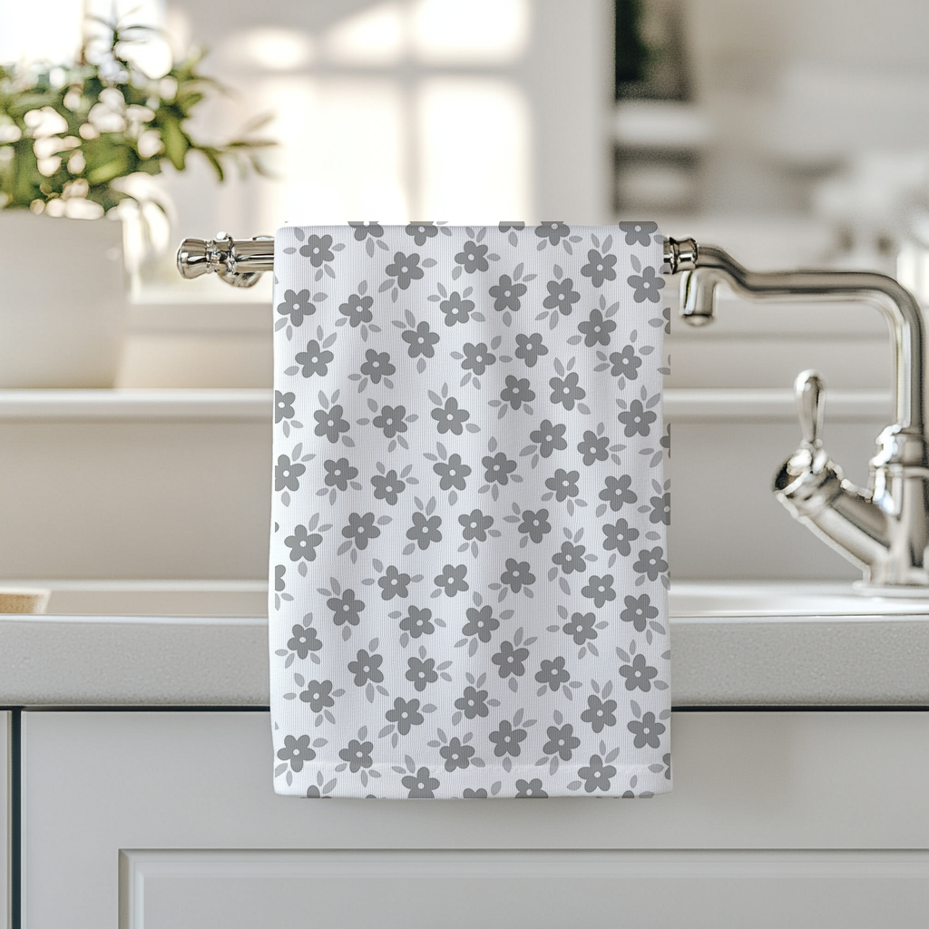 Mini Daisies | Double-Sided Hand Towel
