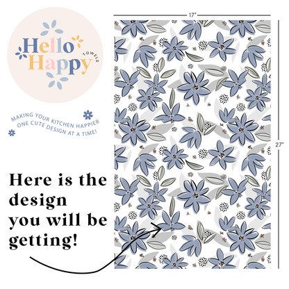 Goodmorning Florals | Double-Sided Hand Towel