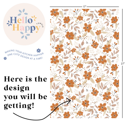 Autumn | Double-Sided Hand Towel