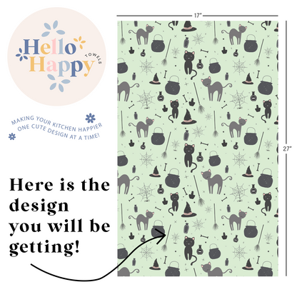 Spooky Mashup | Double-Sided Hand Towel