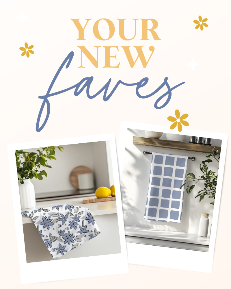 cutest functional kitchen hand towel