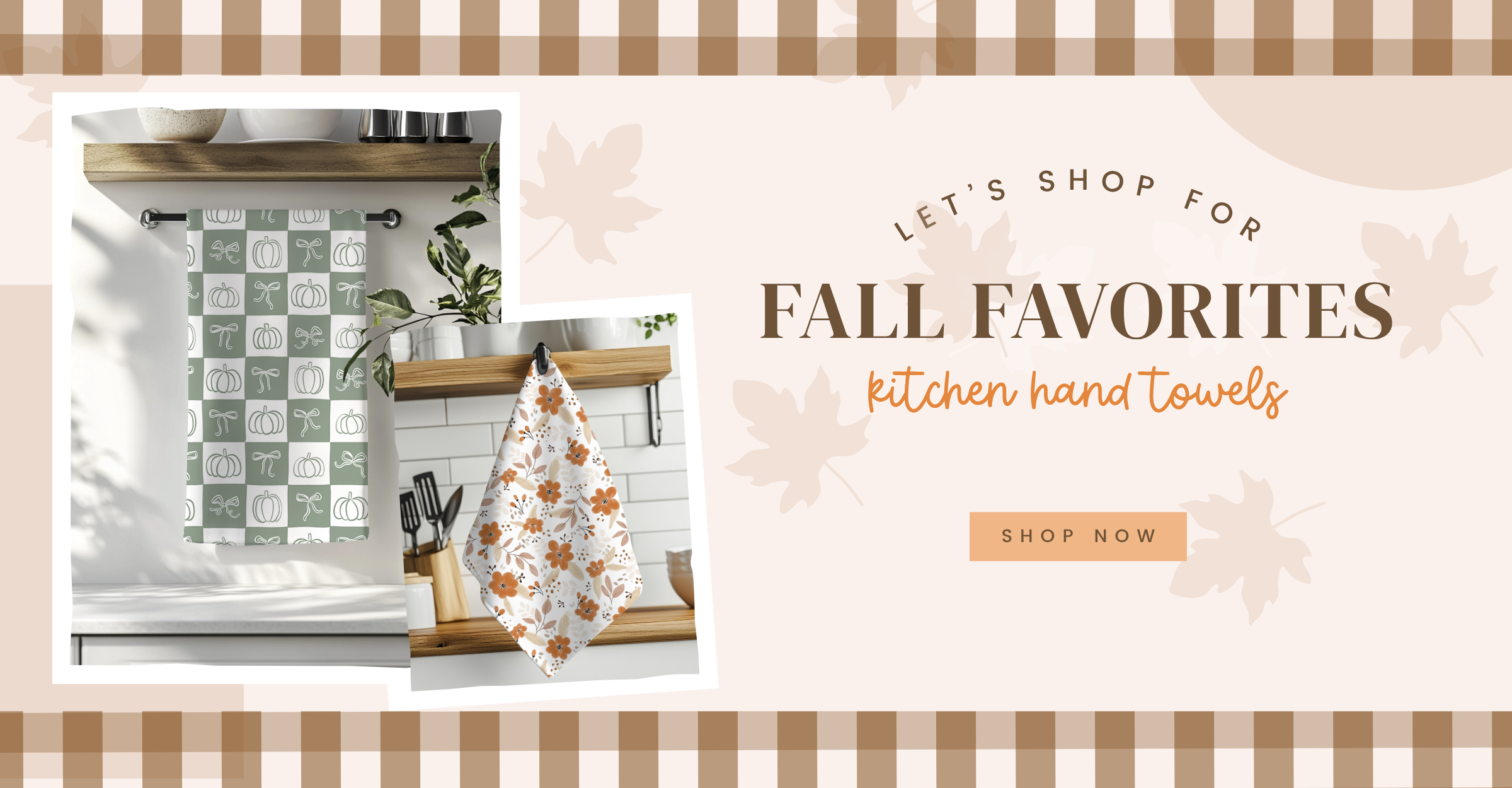 fall kitchen hand towels for your home