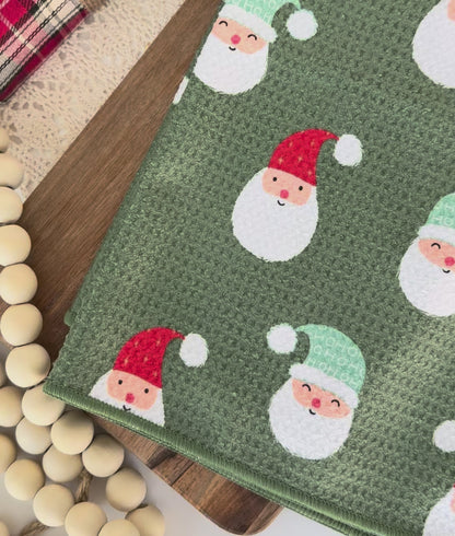 Santas | Double-Sided Hand Towel