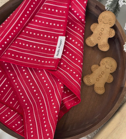 Candy Stripes | Double-Sided Hand Towel