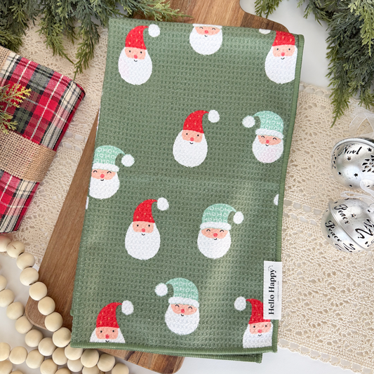 Santas | Double-Sided Hand Towel